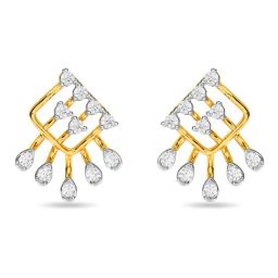 Kisna Diamond & Gold Jewellery 18k (750) Gold Marius Earring-picture-23