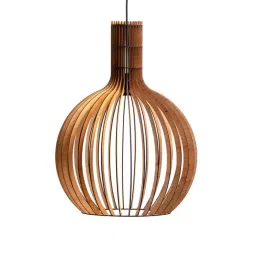 Welit Modern Wooden e E27 Bulb Pendants Ceiling Lamp HL-09-image-10