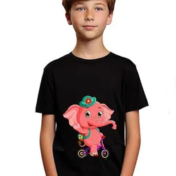 BAESD Unisex Kids Printed T-shirt-9