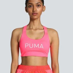 Puma Pink Printed Sports Bra-image-41
