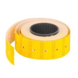 Bambalio Price Label Yellow with MRP Print For All Single Line Labeling Machines, BLR-YMRP(T) (Pack of 10 Rolls) image 2