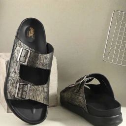 Hitz Men's Gold Casual Sandals-image-71