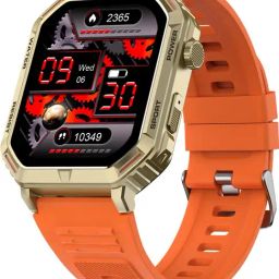 Fire-Boltt Commando BT Calling Smartwatch with 1.95 AMOLED Display & 123 Sports Modes (Orange)-image-82