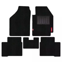 Elegant Cord Black Carpet Car Mat Compatible With New Honda City e-HEV-image-88
