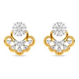 Kisna Diamond & Gold Jewellery 14k (585) Gold Nerys Earring-picture-24