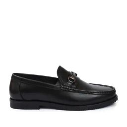 Zoom Shoes Men's Black Casual Loafers-image-38