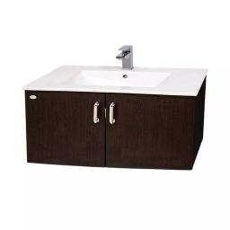 DAZZLE 810x490x450 mm PVC Membrane Finish Wall Based Vanities Wenge, W-2975-Z-image-28