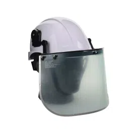 HEAPRO Face Shield without Helmet HDPE & Polycarbonate Black & Clear, FS-01 image 4