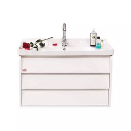DAZZLE 810x490x500 mm PU Finish Wall Based Vanities White, PW-2280-A-image-76