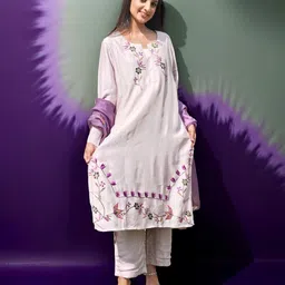 Phulkari Forever Women Solid Handloom Palazzos-image-21