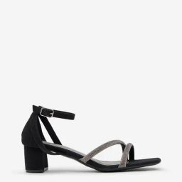 LUNA BLU by Westside Black Diamante Embellished Heel Sandals-image-49