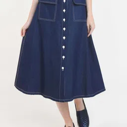 Tripursundari Fashion Women A-Line Maxi Skirt-21