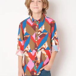 Jack & Jones Junior Multicolor Printed Shirt-picture-46