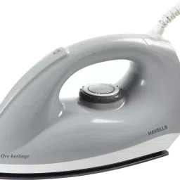 Havells ORO 1000 W White & Grey Dry Iron, GHGDIASE100-17