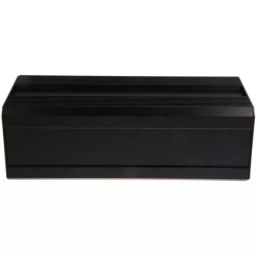 RS PRO Black Extruded Aluminium Heat Sink Case, IP40, Black Lid, 300 x 100 x 86 mm Model No 1881262-image-60