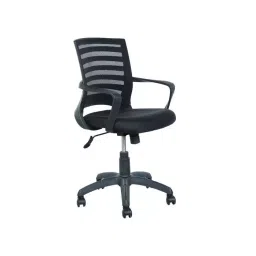 Parin PC 917 Engineered Wood, Textile, Metal Ergonomic Chair Black-17
