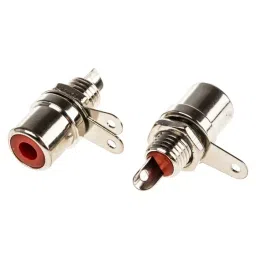 RS PRO Red Chassis Mount RCA Socket Nickel, 411081-picture-14