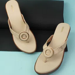 Anouk Women Embellished Open Toe Flats-12