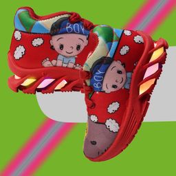 BUNNIES Kids Woven Design High-Top LED Sneakers-42