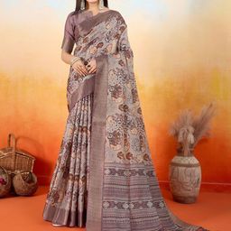 all about you Floral Printed Tissue Saree-picture-41