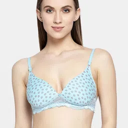 Samvar Blue Cotton Non-Wired Non Padded Minimizer Bra-picture-18