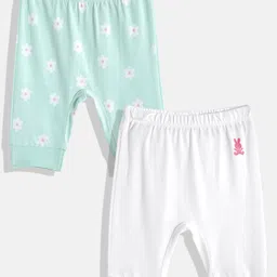 United Colors of Benetton Girls Set of 2 Pure Cotton Leggings-image-96
