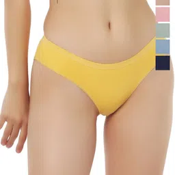 Liigne Pack Of 6 Mid Rise Basic Briefs VCPC2336-XS-image-22