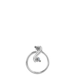 VALANOVA Women 18K White Gold & Certified Lab Grown Diamond Nosepin 0.25 gm-picture-32