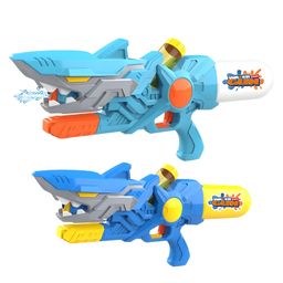 YAMAMA Water Gun Toys For Kids Shark Water Gun Toy 570ml High Capacity Water Fighting Toy For Outdoors Swimming Holi Toys Kids Summer Plastic Big Shooting Shark High Power Animal Shape Water Gun Toy(Pack of 1Color May Vary)-0