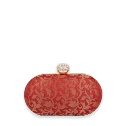 VASTANS Textured Embellished Box Clutch-33