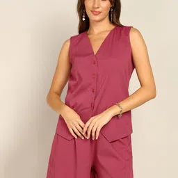 all about you V Neck Waistcoat & Shorts Co-ords-picture-14
