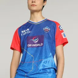Puma Blue & Red Printed Sports T-Shirt-picture-24