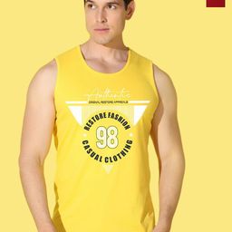 WOOSTRO Pack Of 2 Printed Gym Vests VWS26(ALONE MAROON)(98 YELLOW)-image-35