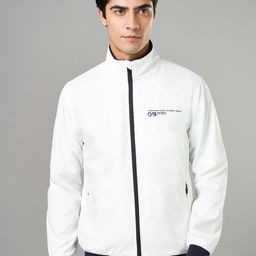 Ajile by Pantaloons Men Geometric Longline Open Front Jacket-15