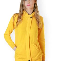 Belle Fille Yellow Regular Fit Jacket-image-8