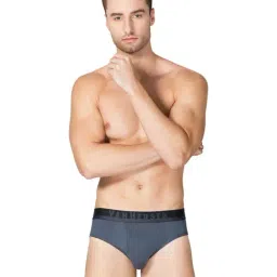 Van Heusen Swift Dry Breathable Solid AIR Series Briefs - Iron Grey-picture-3