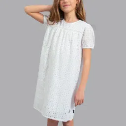 Beverly Hills Polo Club Kids White Embroidered Dress-image-31