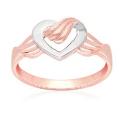 Malabar Gold and Diamonds 18k Gold Heart Ring for Women-image-39