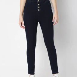 Vero Moda Dark Navy Skinny Fit Jeans-image-75