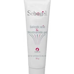 Sebogel Salicylic Acid & Nicotinamide Gel for Pimples and Oily Skin Pack of 2 - 60 gm-11