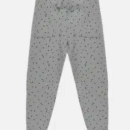 Kiddopanti Kids Grey Printed Trackpants-image-79