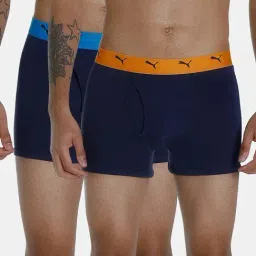 Puma Navy Regular Fit Trunks - Pack of 2-42