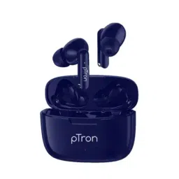 pTron Bassbuds Duo Bluetooth 5.1 Wireless Earbuds Stereo Audio Touch Control (Blue)-26