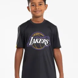 TARMAK By Decathlon Kids Black Printed T-Shirt-image-83