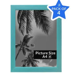 Art Street Green Engineered Wood A4 Size Certificate & Document Photo Frames - Set of 4 image 4