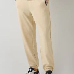 Bewakoof Beige Cotton Relaxed Fit Trackpants-picture-10