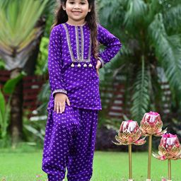 EthIndia Polka Dot Print Georgette Sheath Dress-image-16