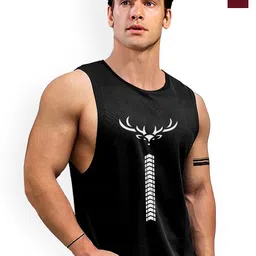 AUSK Pack Of 2 Printed Round Neck Sleeveless Gym Innerwear Vest A745+749-image-40