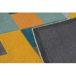 Presto Multicolor Wool Hand Tufted Carpet image 4