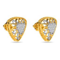 Kisna Diamond & Gold Jewellery 14k (585) Gold Zahara Earring-picture-22